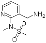 N-[3-(Aminomethyl)pyridin-2-yl]-N-methylmethanesulfonamide molecular structure (CAS 939791-42-1)