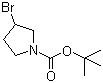 1-Boc-3-bromopyrrolidine molecular structure (CAS 939793-16-5)