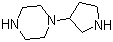 1-(3-吡咯烷基)哌嗪分子结构 (CAS 939793-68-7)
