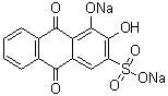 9,10-二氢-3,4-二羟基-9,10-二氧代-2-蒽磺酸二钠盐分子结构 (CAS 93982-72-0)