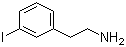 3-碘苯乙胺分子结构 (CAS 93985-45-6)