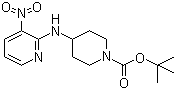 4-[(3-Nitro-2-pyridinyl)amino]-1-piperidinecarboxylic acid tert-butyl ester molecular structure (CAS 939986-15-9)