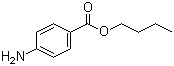 4-氨基苯甲酸丁酯分子结构 (CAS 94-25-7)