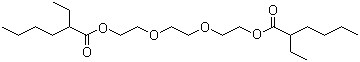 structure of CAS# 94-28-0, Triethylene glycol bis(2-ethylhexanoate);2,2'-Ethylenedioxydiethyl bis(2-ethylhexanoate)