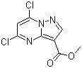 5,7-二氯吡唑并[1,5-a]嘧啶-3-甲酸甲酯分子结构 (CAS 940284-55-9)