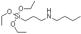 [3-(丁基氨基)丙基]三乙氧基硅烷分子结构 (CAS 94047-95-7)