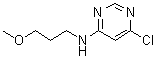 6-氯-N-(3-甲氧基丙基)-4-嘧啶胺分子结构 (CAS 941294-46-8)
