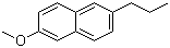 2-丙基-6-甲氧基萘分子结构 (CAS 94134-18-6)