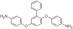 1,4-二(4-氨基苯氧基)-2-苯基苯分子结构 (CAS 94148-67-1)