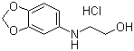 N-羟乙基-3,4-亚甲二氧基苯胺盐酸盐分子结构 (CAS 94158-14-2)