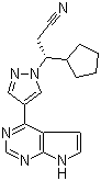 Ruxolitinib molecular structure (CAS 941678-49-5)