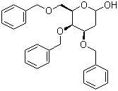 3,4,6-O-三苄基-2-脱氧-D-吡喃半乳糖苷分子结构 (CAS 94189-64-7)