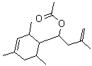 2,4,6-三甲基-alpha-(2-甲基-2-丙烯基)-3-环己烯-1-甲醇乙酸酯分子结构 (CAS 94201-02-2)