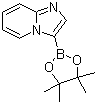 咪唑并[1,2-a]吡啶-3-硼酸频那醇酯分子结构 (CAS 942070-78-2)
