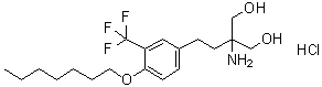 结构式 CAS# 942398-84-7, Amiselimod 盐酸盐