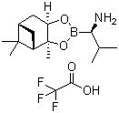 [3aS-[2(S*),3aa,4b,6b,7aa]]-六氢-3a,5,5-三甲基-alpha-(1-甲基乙基)-4,6-甲桥-1,3,2-苯并二氧硼烷-2-甲胺三氟乙酸盐分子结构 (CAS 94242-81-6)