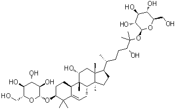 Mogroside II B molecular structure (CAS 942615-25-0)