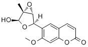 二氢小芸木素 B分子结构 (CAS 94285-06-0)