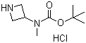 (Azetidin-3-yl)(methyl)carbamic acid tert-butyl ester hydrochloride molecular structure (CAS 943060-59-1)