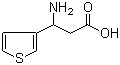 3-氨基-3-(噻吩-3-基)丙酸分子结构 (CAS 94333-62-7)
