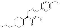 4'-Ethyl-2,3-difluoro-4-(trans-4-propylcyclohexyl)-1,1'-biphenyl molecular structure (CAS 943538-31-6)