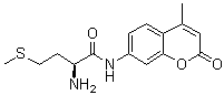 (2S)-2-氨基-N-(4-甲基-2-氧代-2H-1-苯并吡喃-7-基)-4-(甲硫基)丁酰胺分子结构 (CAS 94367-34-7)
