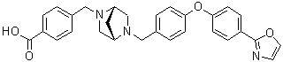 结构式 CAS# 943764-99-6, Acebilustat