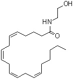 结构式 CAS# 94421-68-8, 花生四烯酰乙醇胺