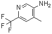 4-甲基-6-(三氟甲基)-3-吡啶胺分子结构 (CAS 944317-54-8)