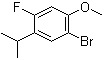 结构式 CAS# 944317-92-4, 1-溴-4-氟-5-异丙基-2-甲氧基苯