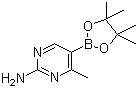 4-甲基-2-氨基嘧啶-5-硼酸频哪醇酯分子结构 (CAS 944401-55-2)