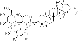 假马齿苋皂苷 VII分子结构 (CAS 94443-88-6)