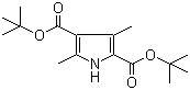 2,4-二甲基吡咯-3,5-二羧酸二叔丁酯分子结构 (CAS 94461-44-6)