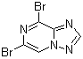 6,8-Dibromo-[1,2,4]triazolo[1,5-a]pyrazine molecular structure (CAS 944709-42-6)