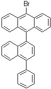 9-溴-10-(4-苯基-1-萘基)蒽分子结构 (CAS 944801-28-9)