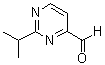2-异丙基-4-嘧啶甲醛分子结构 (CAS 944901-13-7)