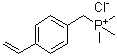 三甲基(4-乙烯基苄基)氯化鏻分子结构 (CAS 945256-94-0)