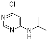 结构式 CAS# 945896-32-2, 6-氯-N-异丙基嘧啶-4-胺
