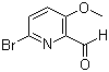6-溴-3-甲氧基吡啶-2-甲醛分子结构 (CAS 945954-95-0)