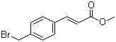 4-溴甲基肉桂酸甲酯分子结构 (CAS 946-99-6)