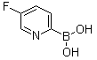 (5-Fluoropyridin-2-yl)boronic acid molecular structure (CAS 946002-10-4)