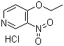 4-乙氧基-3-硝基吡啶盐酸盐分子结构 (CAS 94602-04-7)