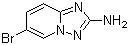 6-溴-[1,2,4]三唑并[1,5-a]吡啶-2-胺分子结构 (CAS 947248-68-2)