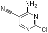4-氨基-2-氯嘧啶-5-甲腈分子结构 (CAS 94741-69-2)