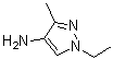 1-Ethyl-3-methyl-1H-pyrazol-4-amine molecular structure (CAS 947763-34-0)