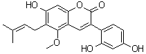 甘草香豆素分子结构 (CAS 94805-82-0)