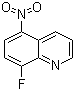 8-氟-5-硝基喹啉分子结构 (CAS 94832-39-0)