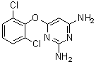6-(2,6-Dichlorophenoxy)-2,4-pyrimidinediamine molecular structure (CAS 948550-81-0)