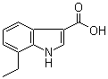 7-乙基-1H-吲哚-3-羧酸分子结构 (CAS 948581-62-2)