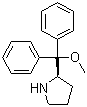 (R)-2-(甲氧基二苯甲基)吡咯烷分子结构 (CAS 948595-05-9)